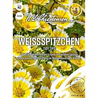 Лая (Layia platyglossa) Tidy Tips       изображение 1